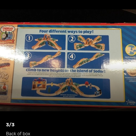 Rare Steamies & Diesels 4-in-1 Thomas & Friends Wood Railway Track Mountain Set - Picture 12 of 13